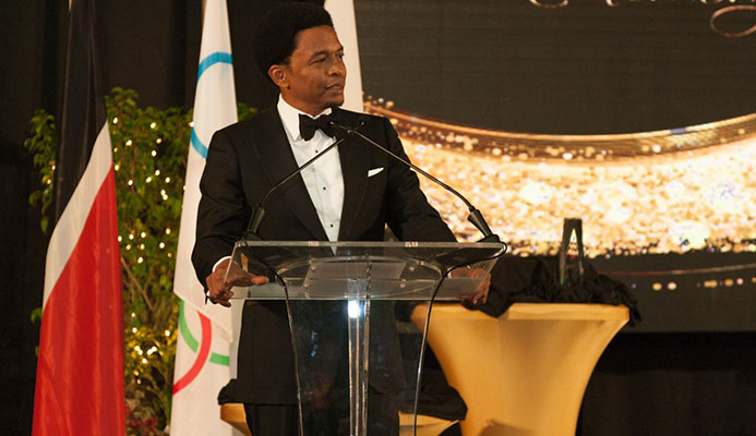 Brian Lewis, President of the Trinidad and Tobago Olympic Committee Brian Lewis, President of the Trinidad and Tobago Olympic Committee